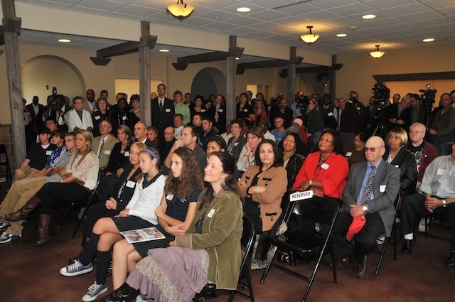 Olga Village Grand Opening Audience